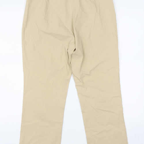 Debenhams Womens Beige   Trousers  Size 12 L25 in