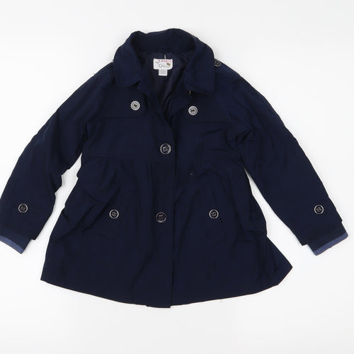 Chicco Girls Blue   Basic Coat Coat Size 4 Years
