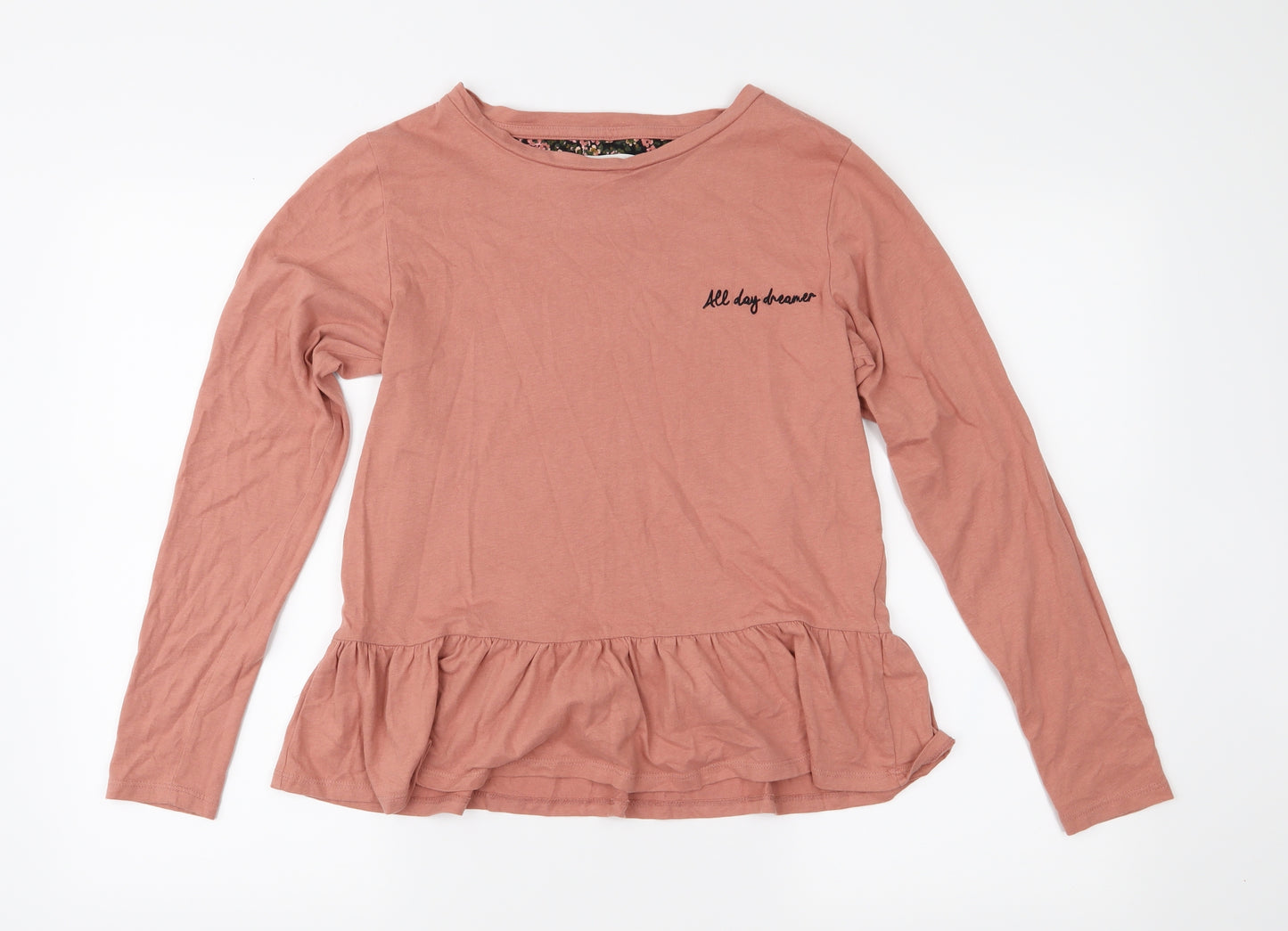 NEXT Womens Pink  Jersey Top Pyjama Top Size 8