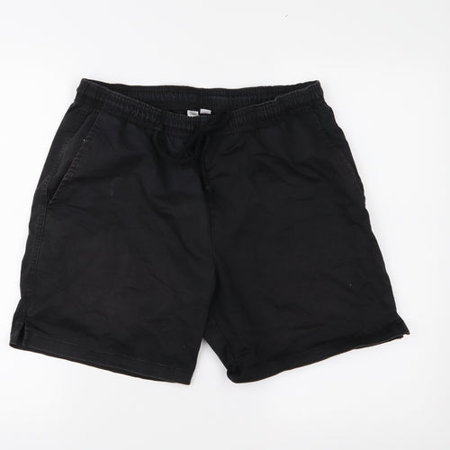 American Apparel Mens Black   Chino Shorts Size M