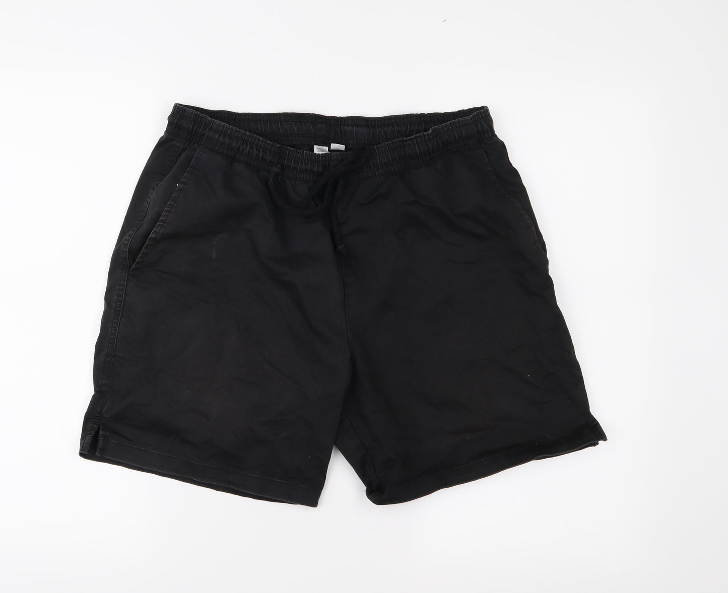 American Apparel Mens Black   Chino Shorts Size M