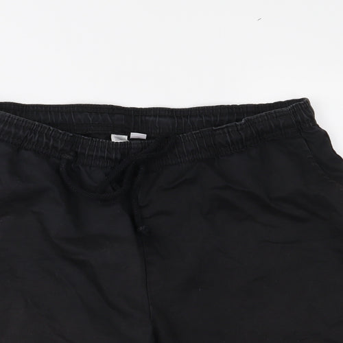 American Apparel Mens Black   Chino Shorts Size M