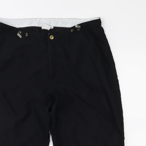C&A Mens Black   Bermuda Shorts Size L