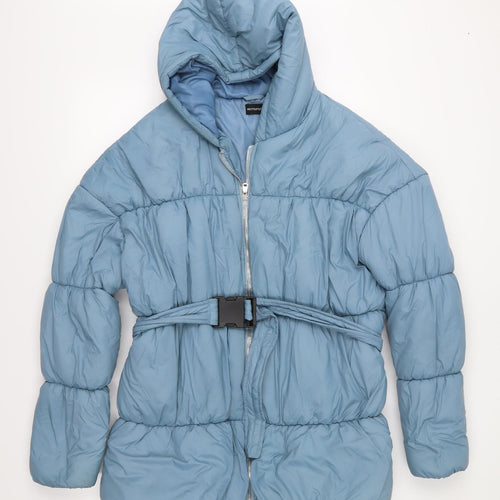 PRETTYLITTLETHING Womens Blue   Anorak Jacket Size 12