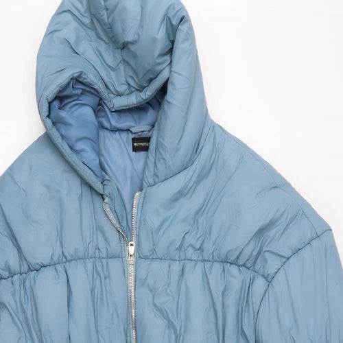 PRETTYLITTLETHING Womens Blue   Anorak Jacket Size 12