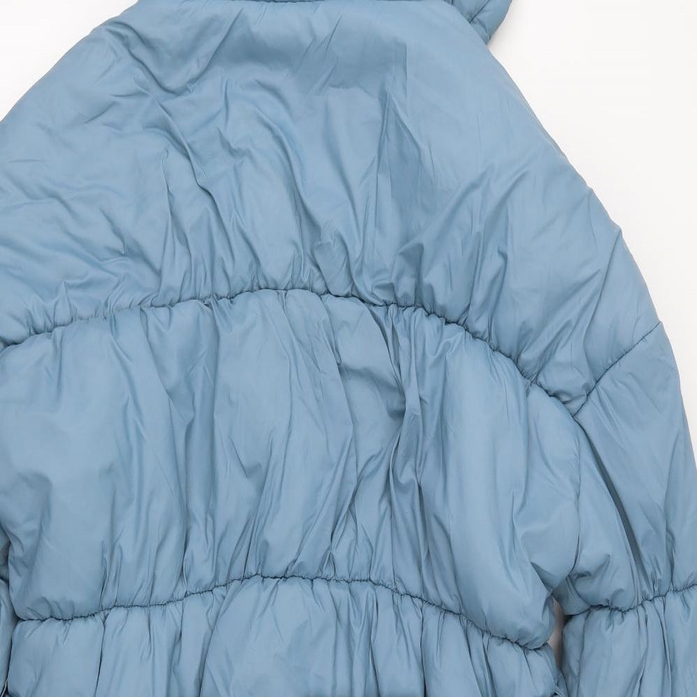 PRETTYLITTLETHING Womens Blue   Anorak Jacket Size 12