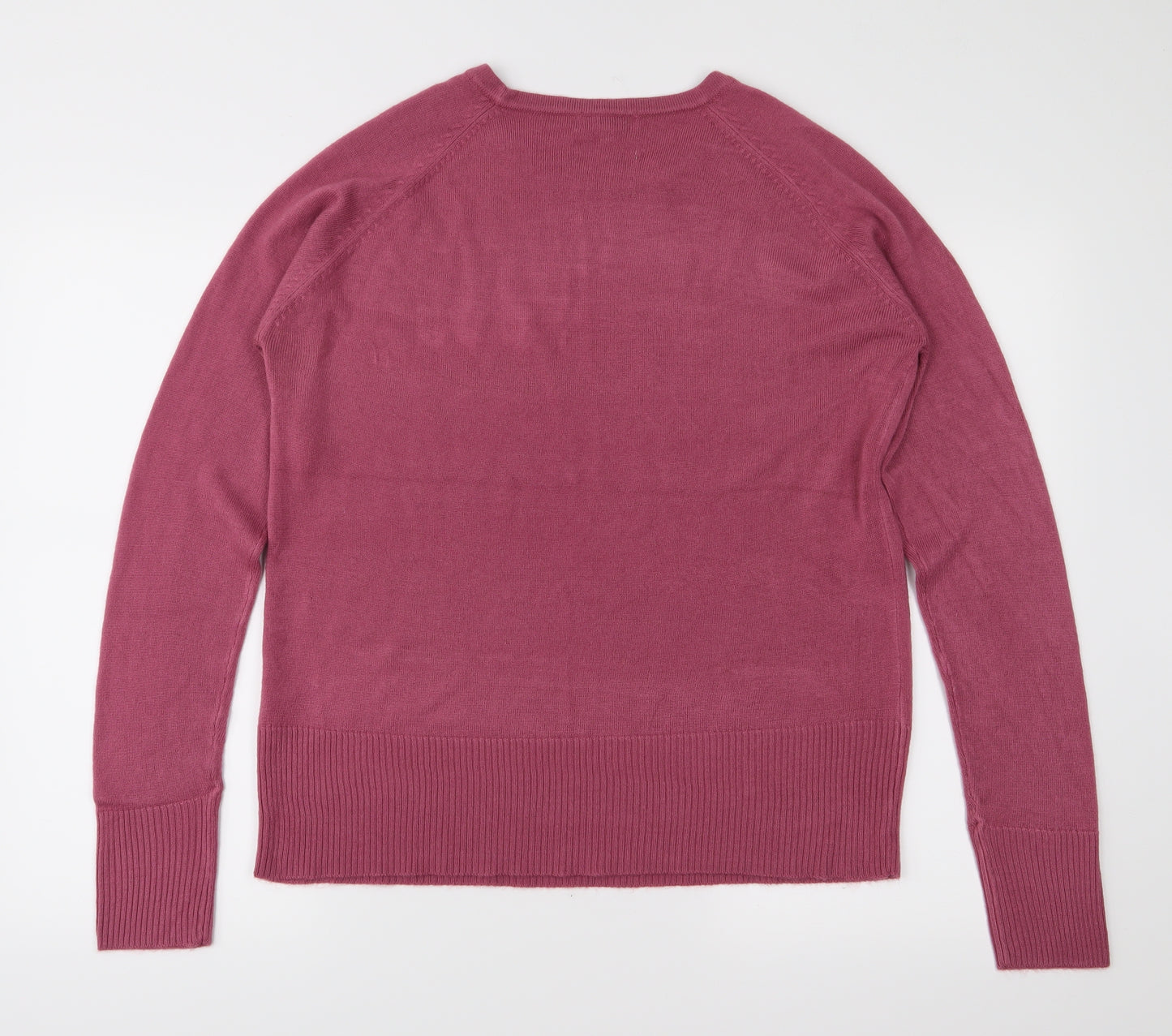 Sarah Hamilton Womens Pink  Knit Pullover Jumper Size L