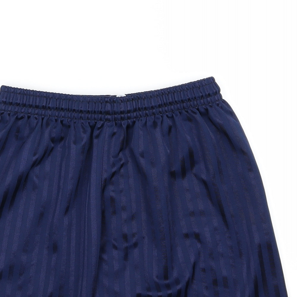 Preworn Mens Blue Striped  Sweat Shorts Size S