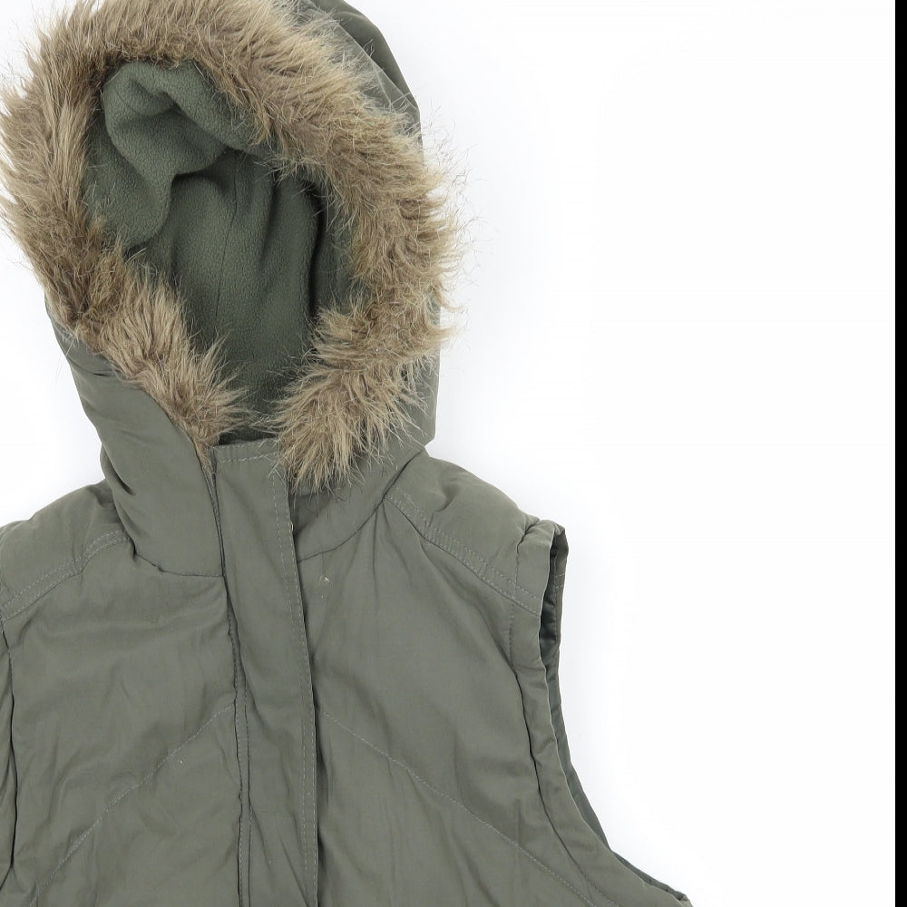 Dorothy Perkins Womens Green   Gilet Jacket Size 14