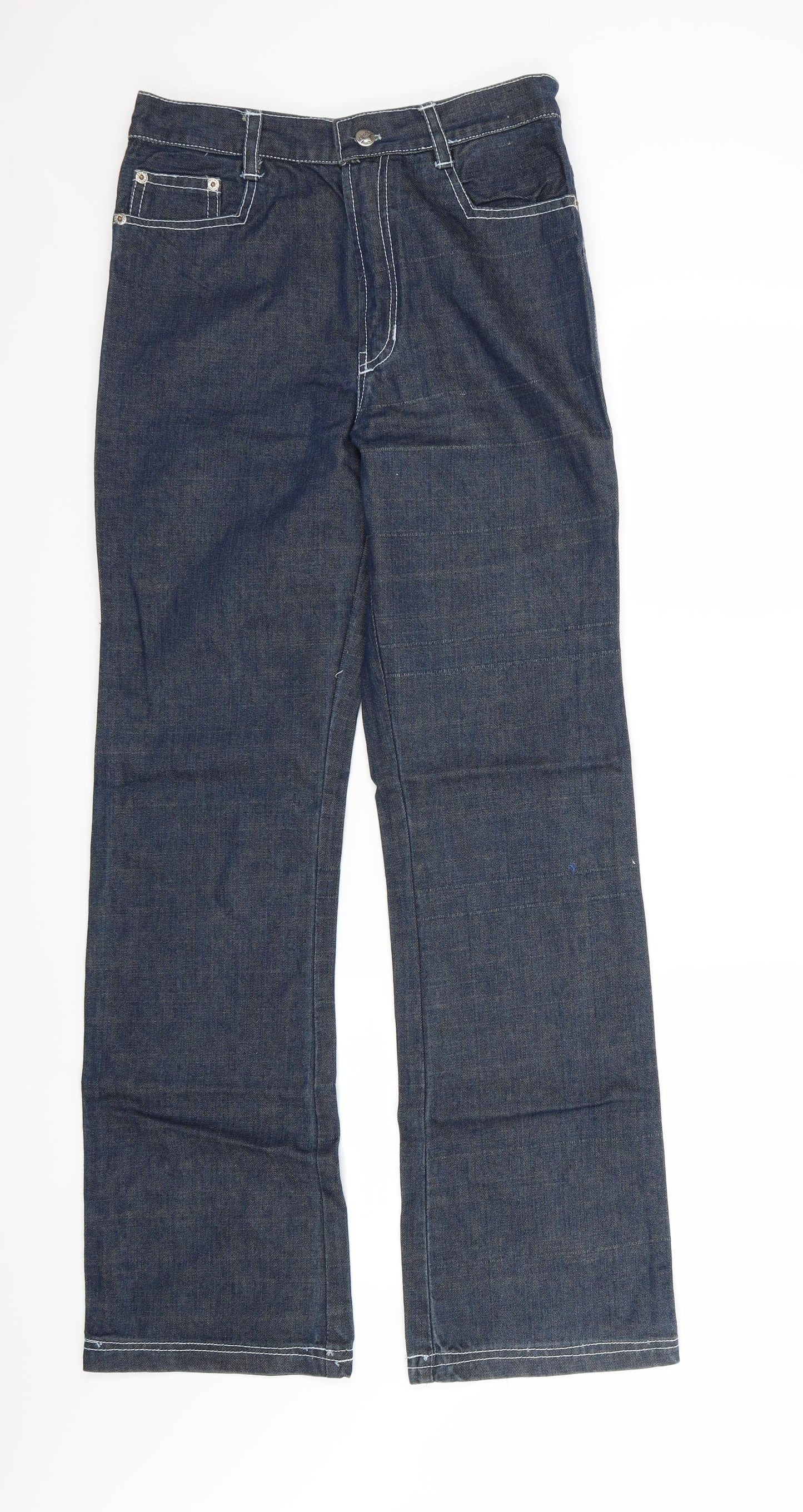 Scratch Jeans Womens Blue  Denim Straight Jeans  L32 in