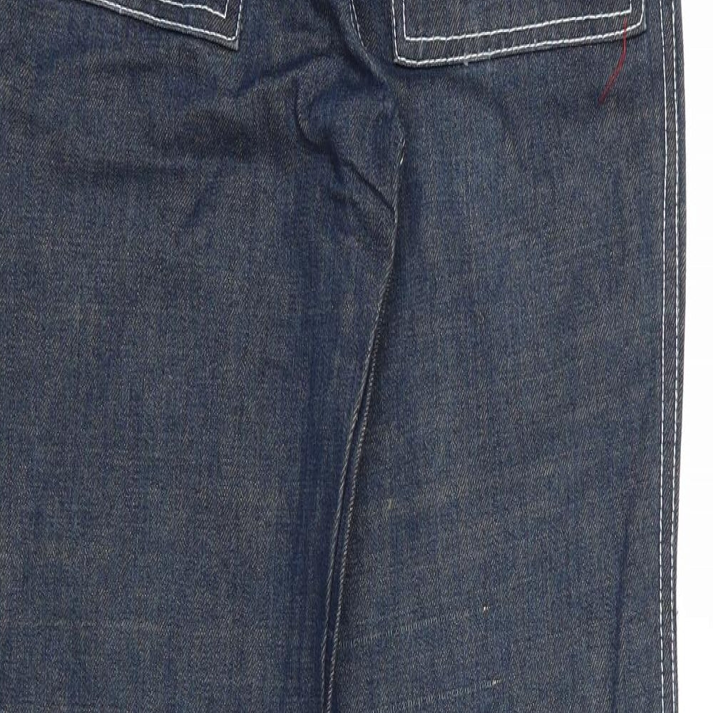 Scratch Jeans Womens Blue  Denim Straight Jeans  L32 in