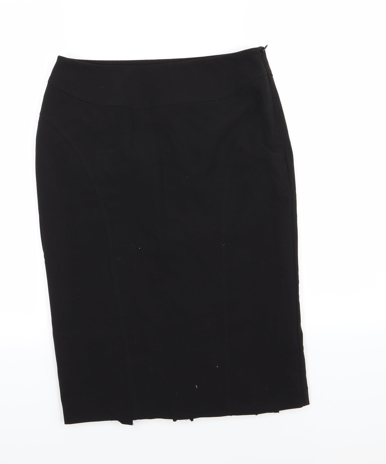 Oli Womens Black  Rayon Straight & Pencil Skirt Size 8