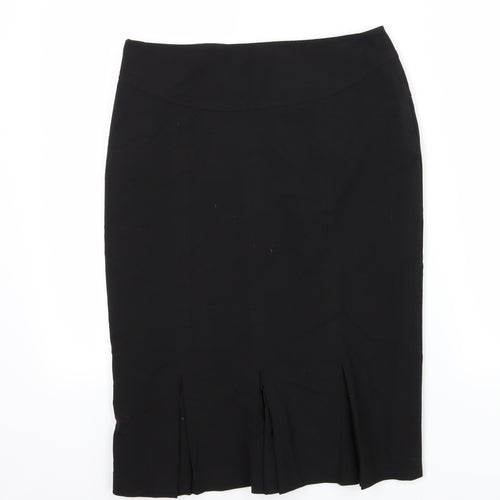 Oli Womens Black  Rayon Straight & Pencil Skirt Size 8
