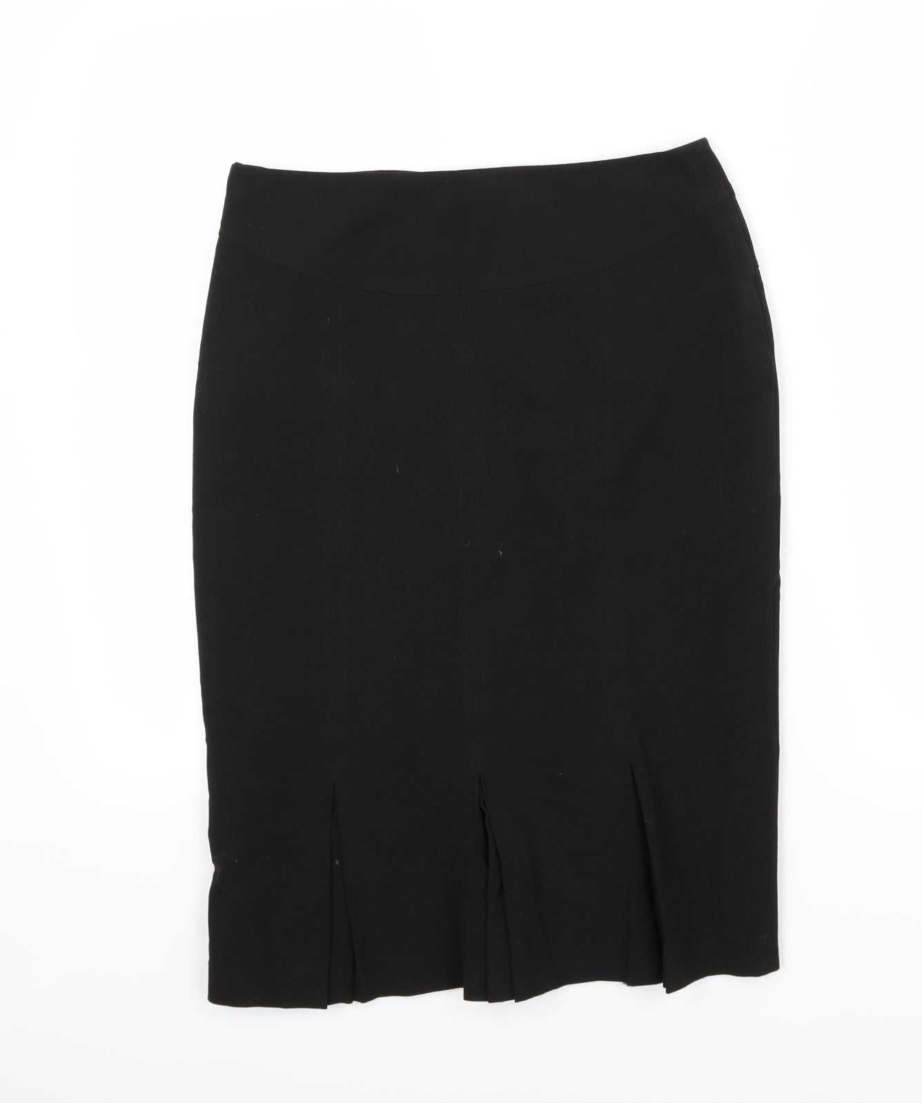 Oli Womens Black  Rayon Straight & Pencil Skirt Size 8