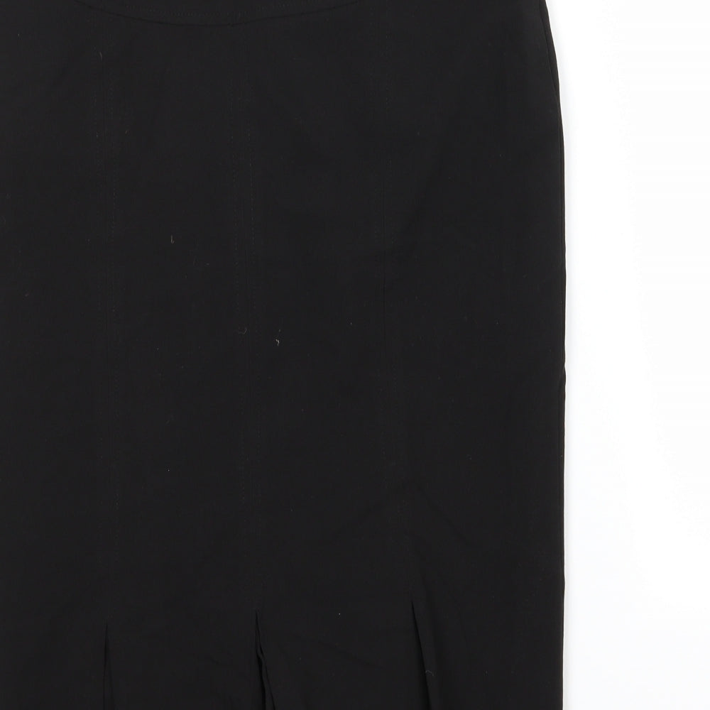 Oli Womens Black  Rayon Straight & Pencil Skirt Size 8