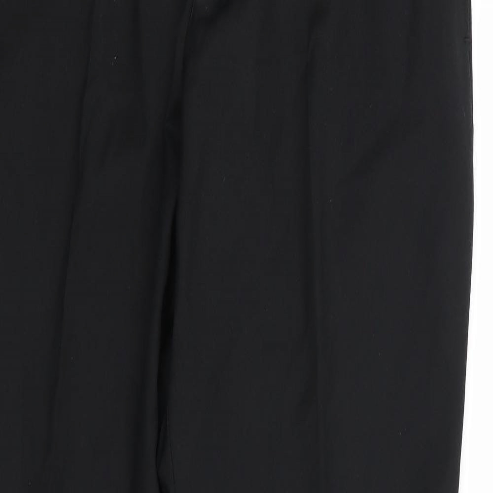 NEXT Mens Black  Rayon Trousers  Size 36 L31 in