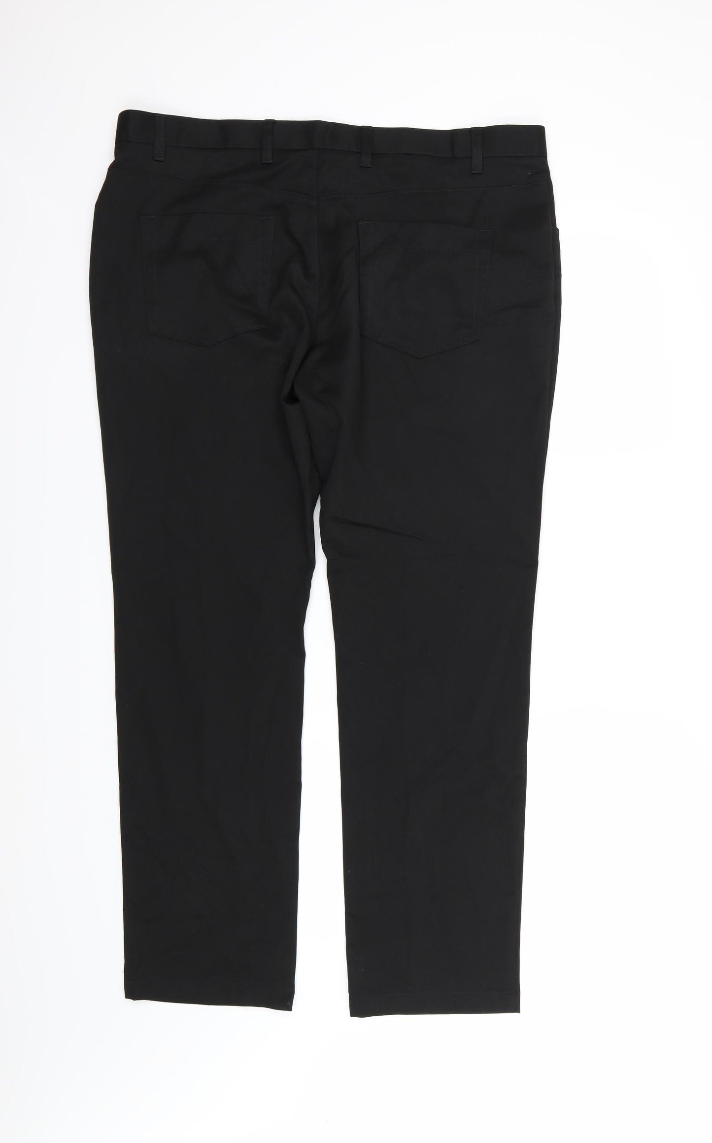 NEXT Mens Black  Rayon Trousers  Size 38 L31 in