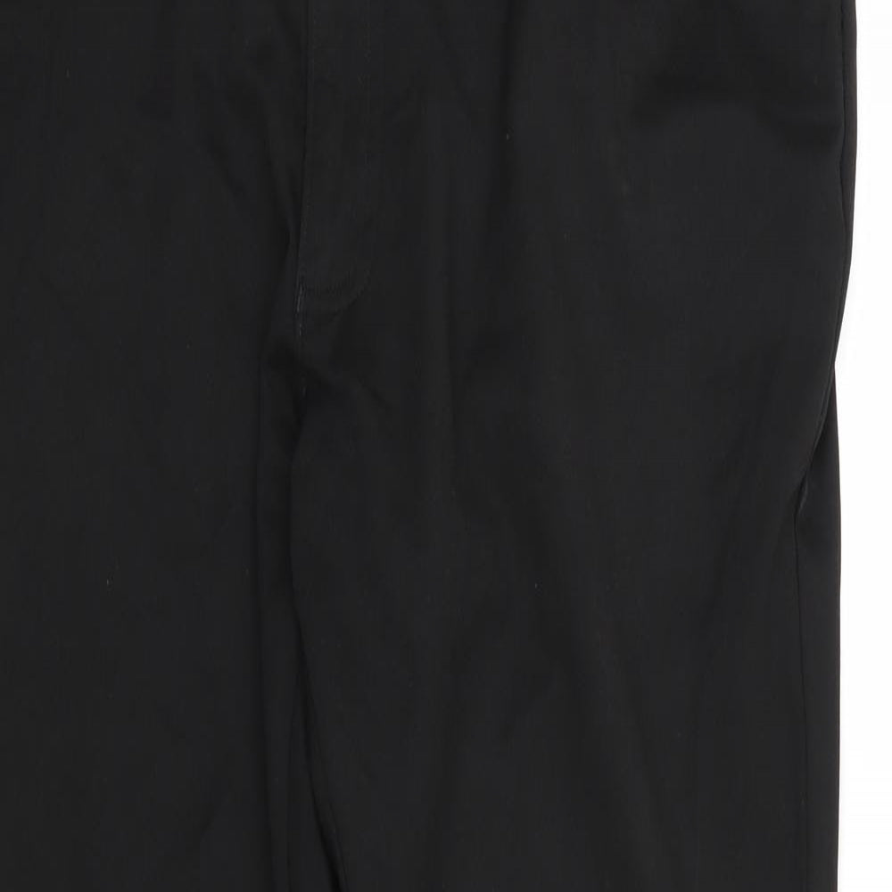 NEXT Mens Black  Rayon Trousers  Size 38 L31 in