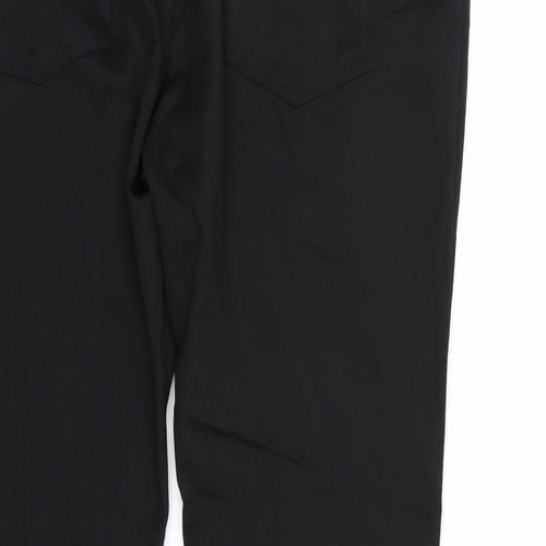 NEXT Mens Black  Rayon Trousers  Size 38 L31 in