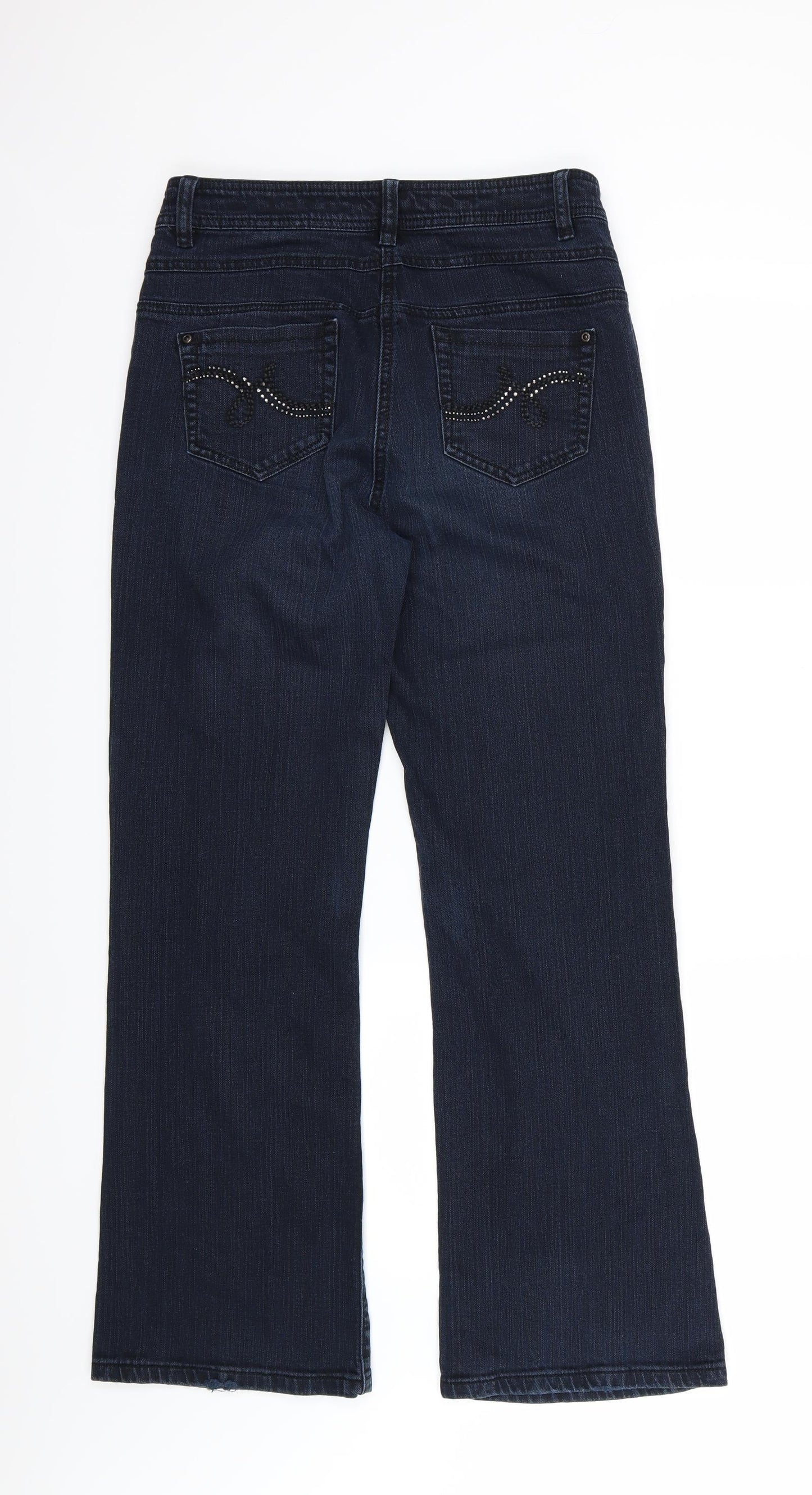NEXT Womens Blue  Denim Bootcut Jeans Size 12 L29 in