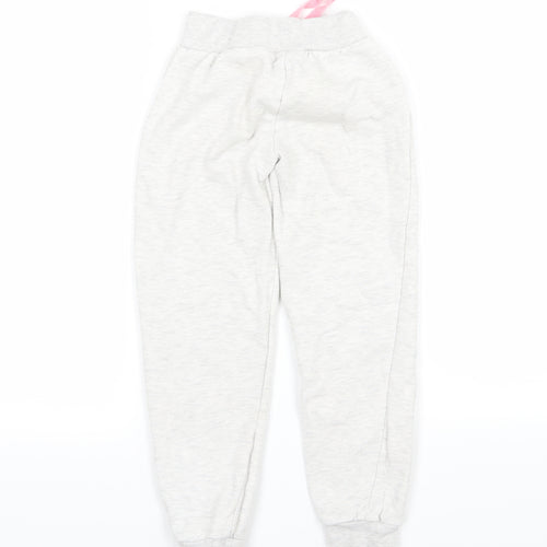 Young Dimension Girls Grey  Jersey Jogger Trousers Size 6-7 Years