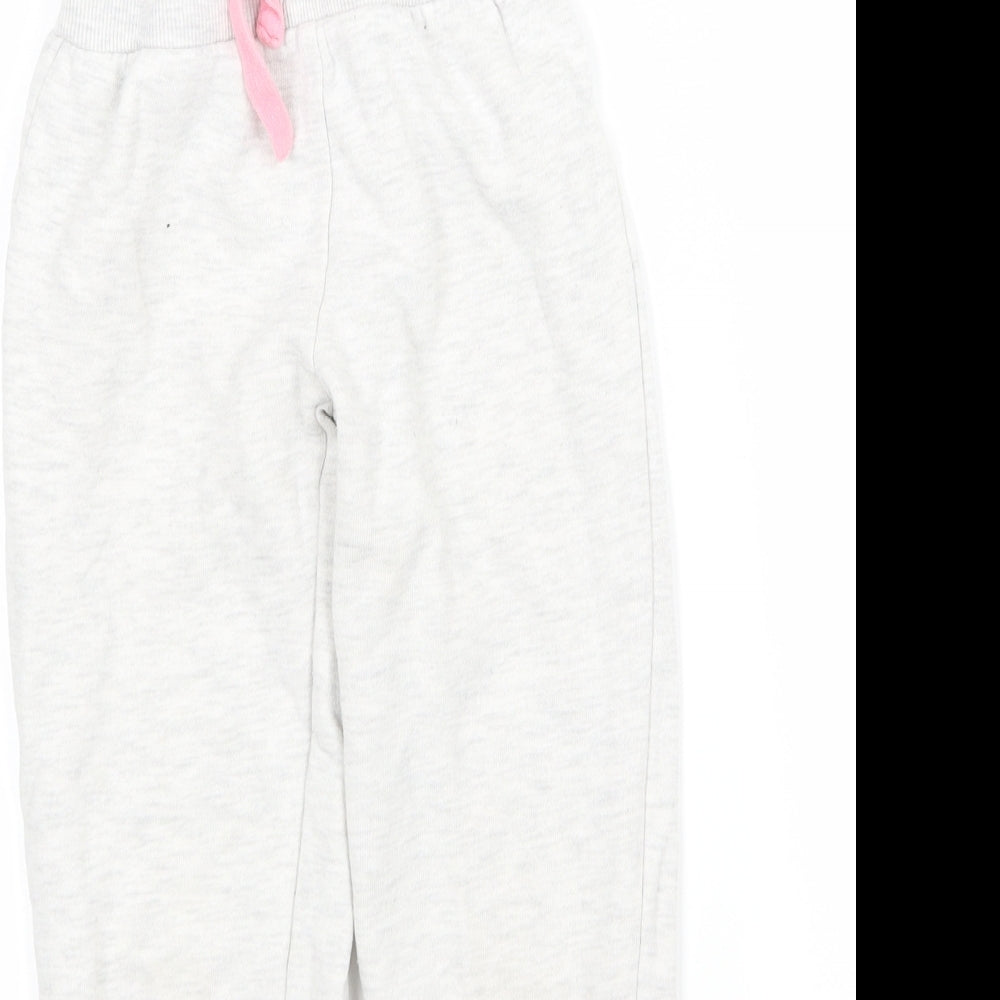Young Dimension Girls Grey  Jersey Jogger Trousers Size 6-7 Years