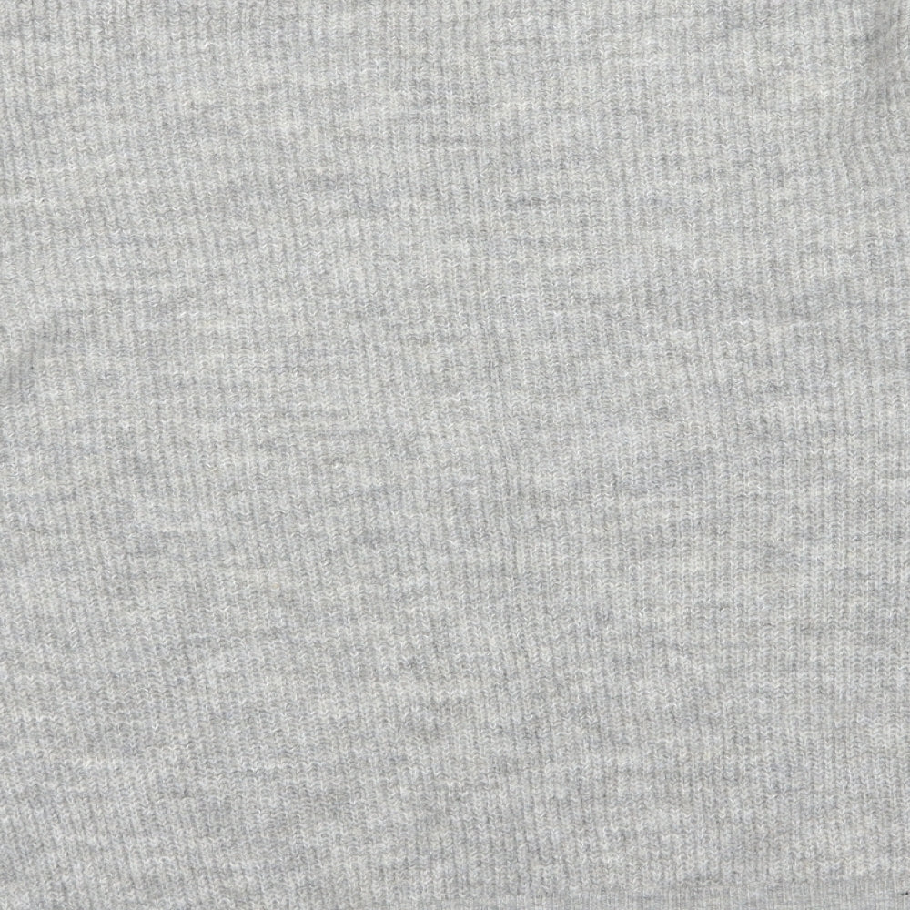 New Look Womens Grey  Knit Pullover Jumper Size S