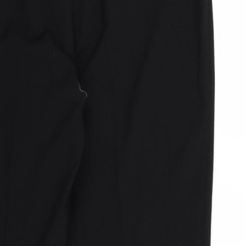 Artisa Womens Black  Rayon Trousers  Size 12 L28 in