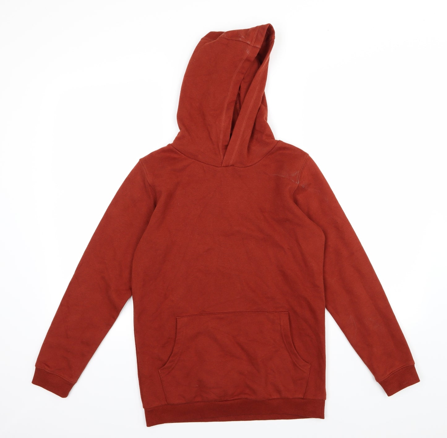 TU Boys Brown  Jersey Pullover Hoodie Size 12 Years