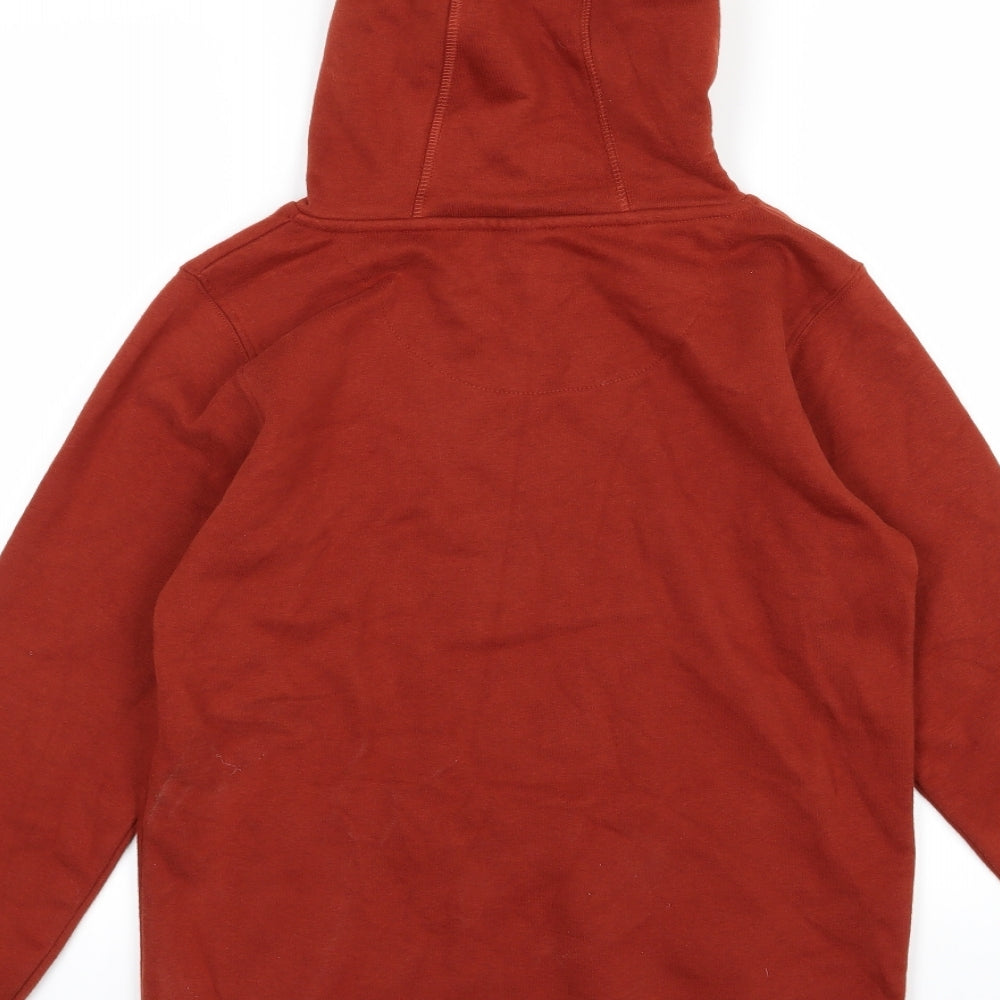 TU Boys Brown  Jersey Pullover Hoodie Size 12 Years