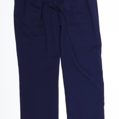 Anna Rose Womens Blue  Rayon Trousers  Size 12 L29 in