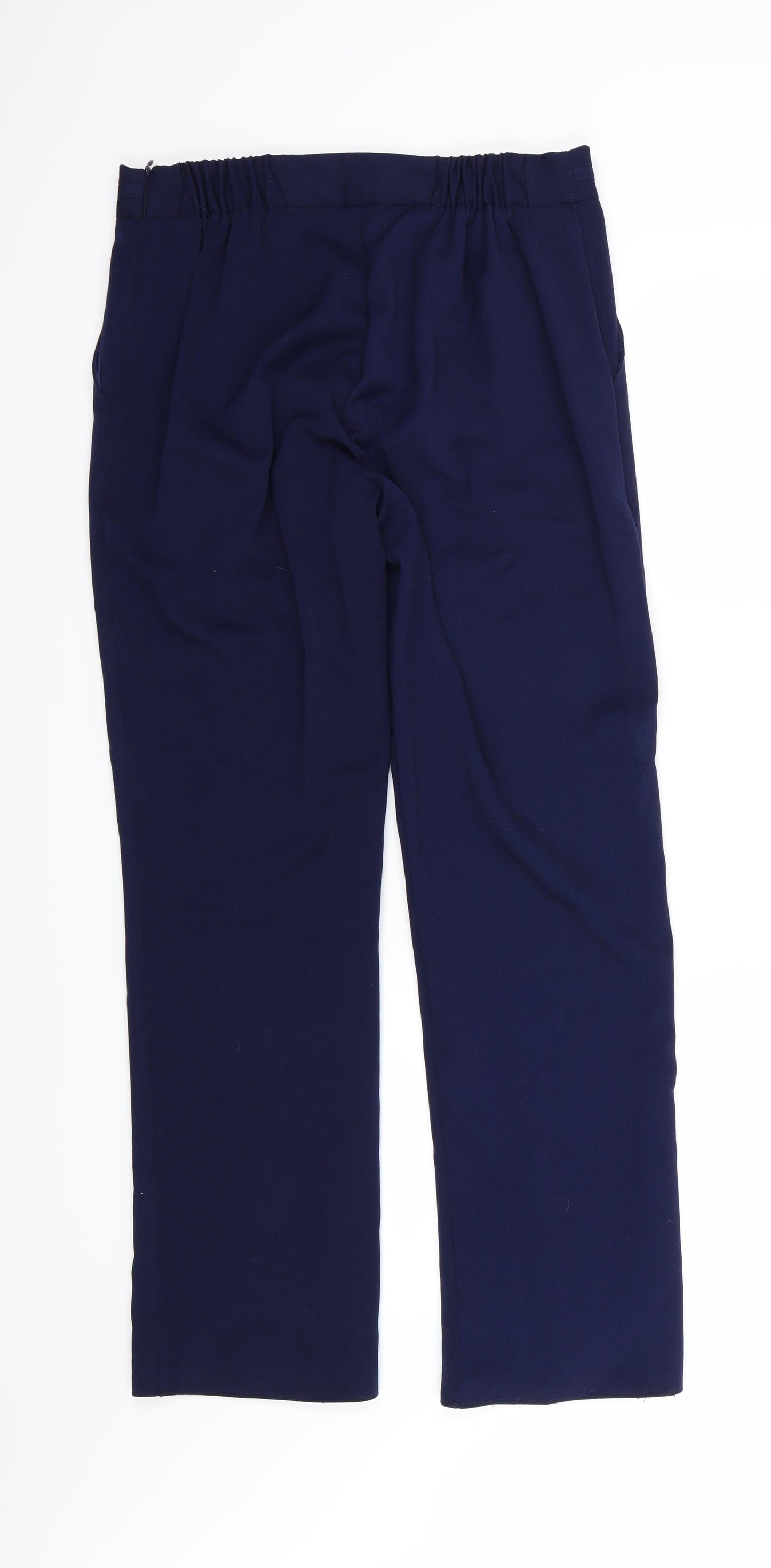 Anna Rose Womens Blue  Rayon Trousers  Size 12 L29 in