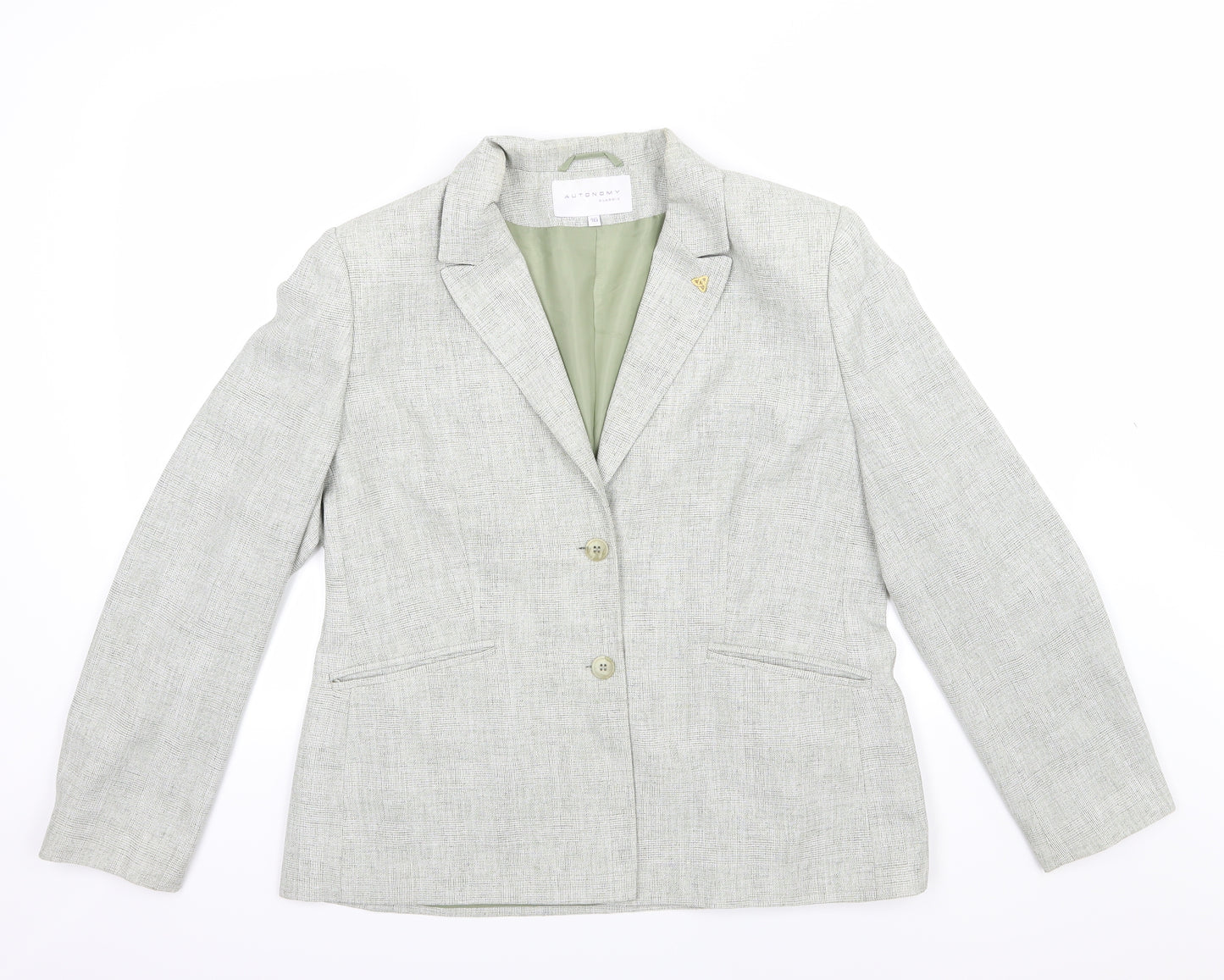 Autonomy Womens Green   Jacket Suit Jacket Size 16