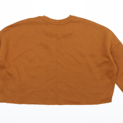 Primark Womens Brown  Jersey Pullover Sweatshirt Size S  - Choose Kindness