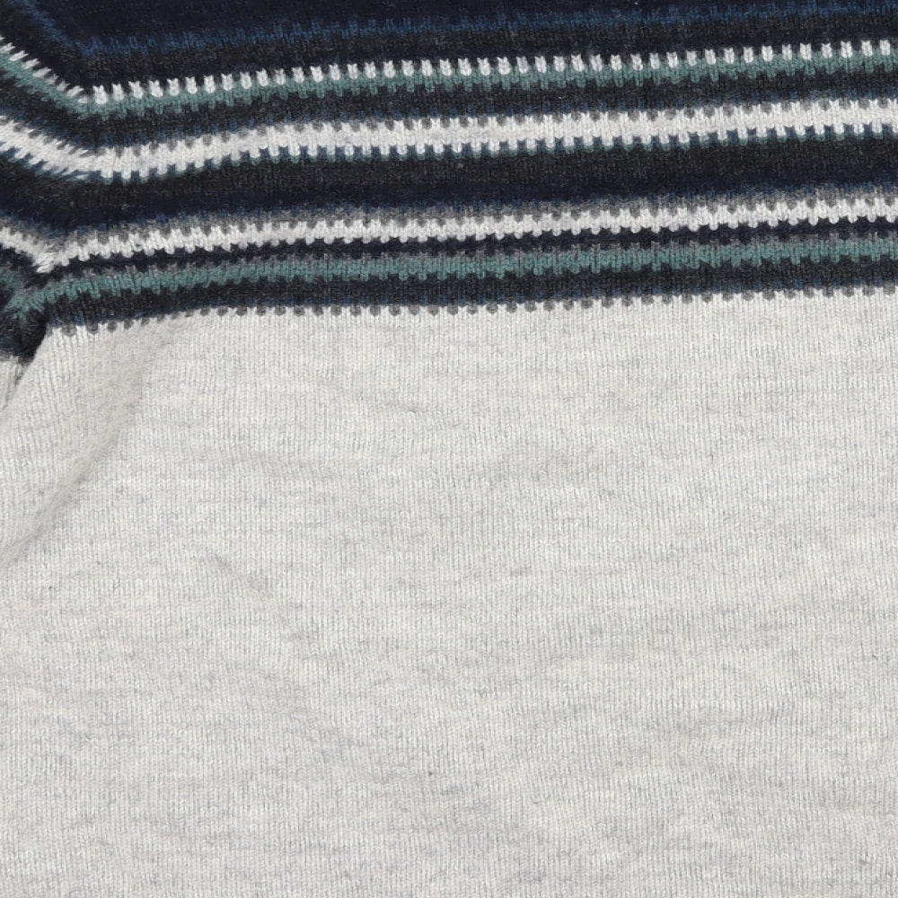 Jack Wills Mens Multicoloured Striped Knit Pullover Jumper Size XL