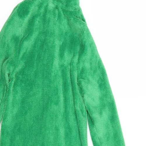 Primark Boys Multicoloured Striped Fleece  One Piece Size 7-8 Years  - Elf Christmas