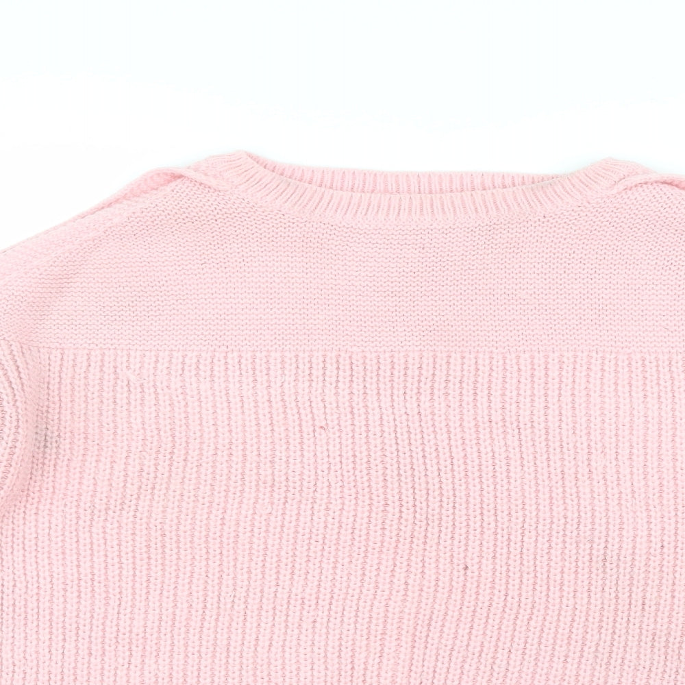 Riverisland Womens Pink   Pullover Jumper Size 14