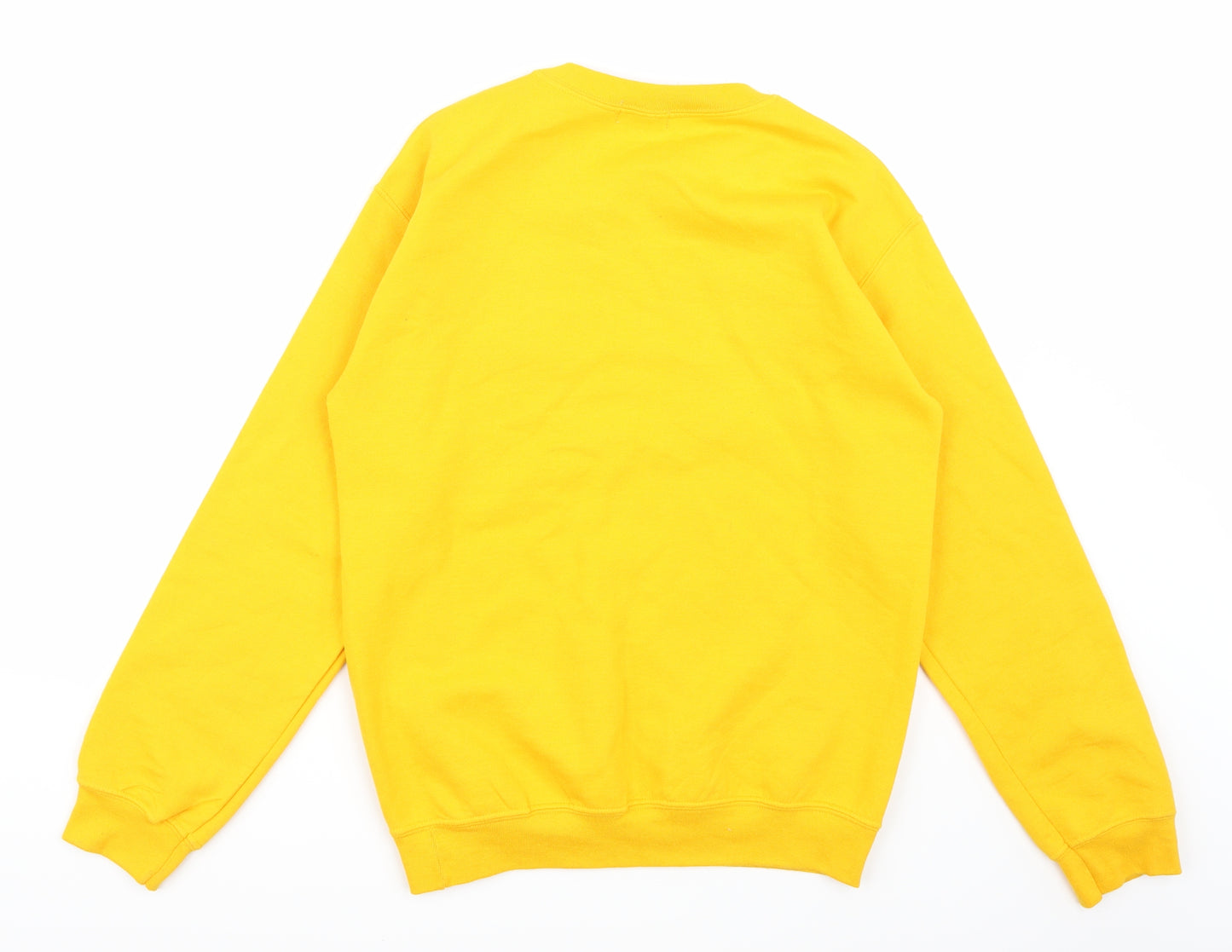Boohoo Mens Yellow   Pullover Jumper Size S