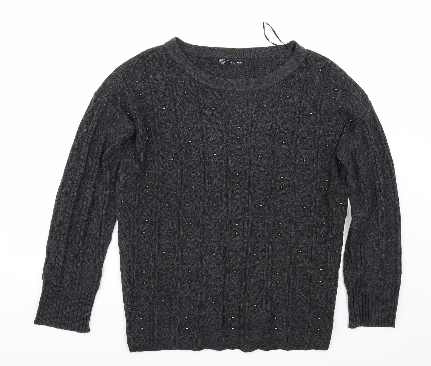 Bodyflirt Womens Grey   Pullover Jumper Size S
