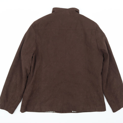 Klass Womens Brown   Jacket Coat Size 18