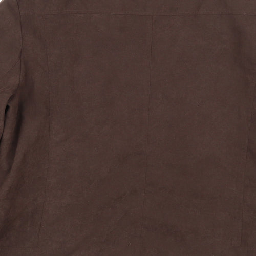 Klass Womens Brown   Jacket Coat Size 18