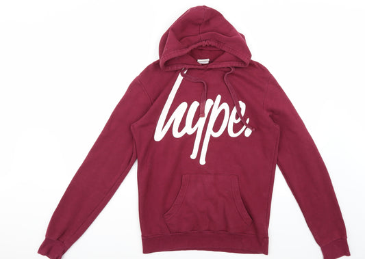 Hype Womens Purple   Pullover Hoodie Size S