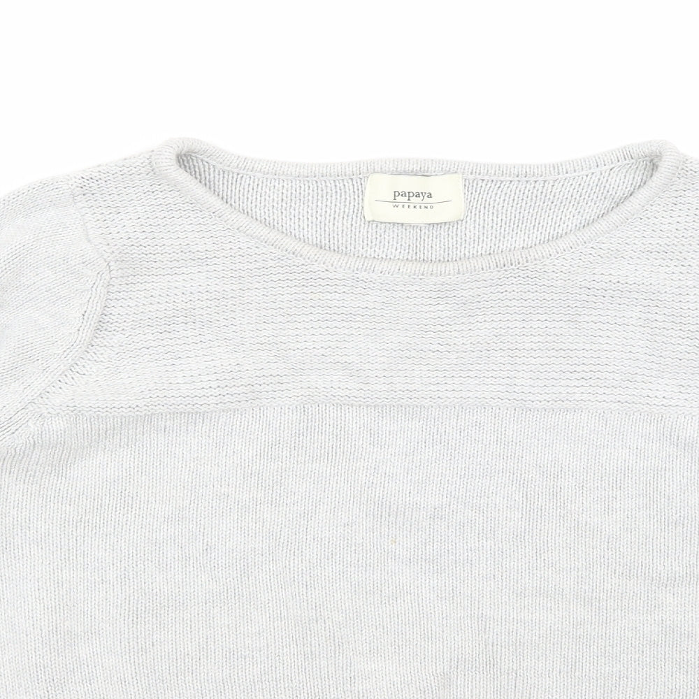 Papaya Womens Grey   Pullover Jumper Size 16