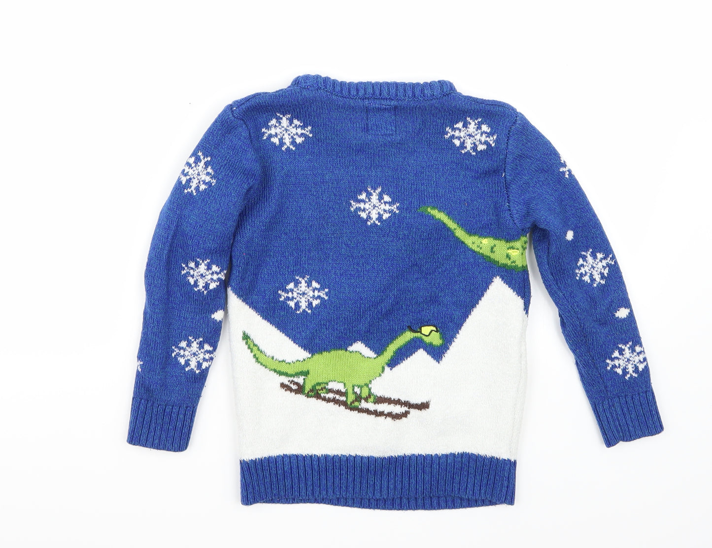 George Boys Blue   Pullover Jumper Size 5-6 Years