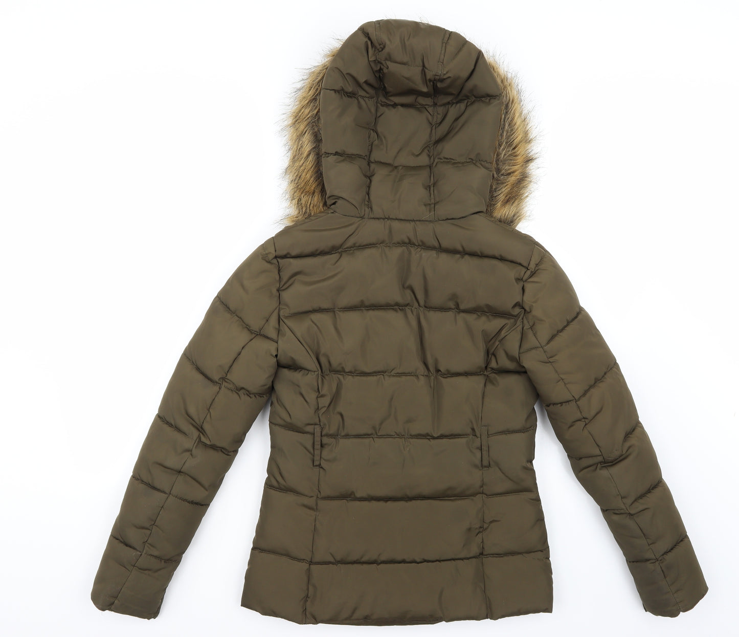 Newlook Girls Green   Jacket Coat Size 11 Years