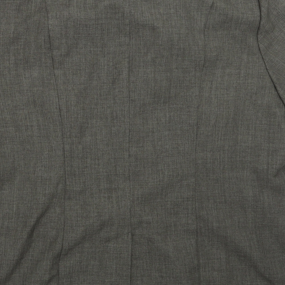 essence Womens Grey   Basic Button-Up Size 20