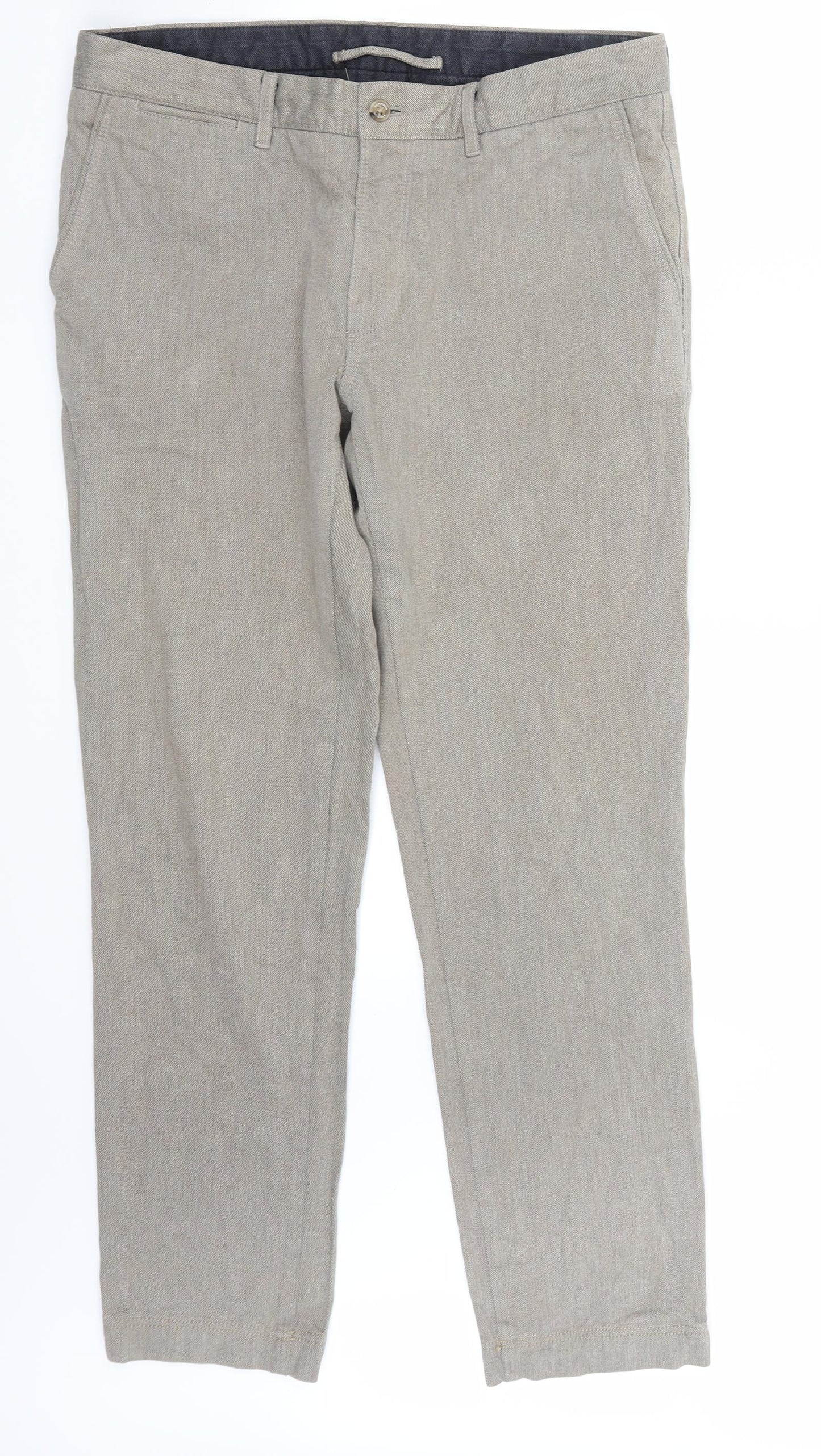 J.Lindeberg Mens Grey   Trousers  Size 33 L34 in