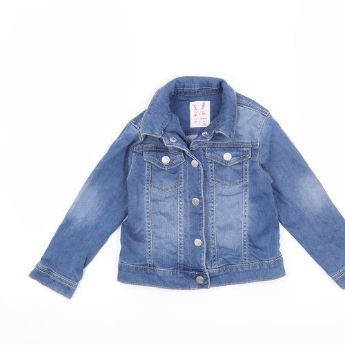 F&F Girls Blue   Jacket  Size 3-4 Years