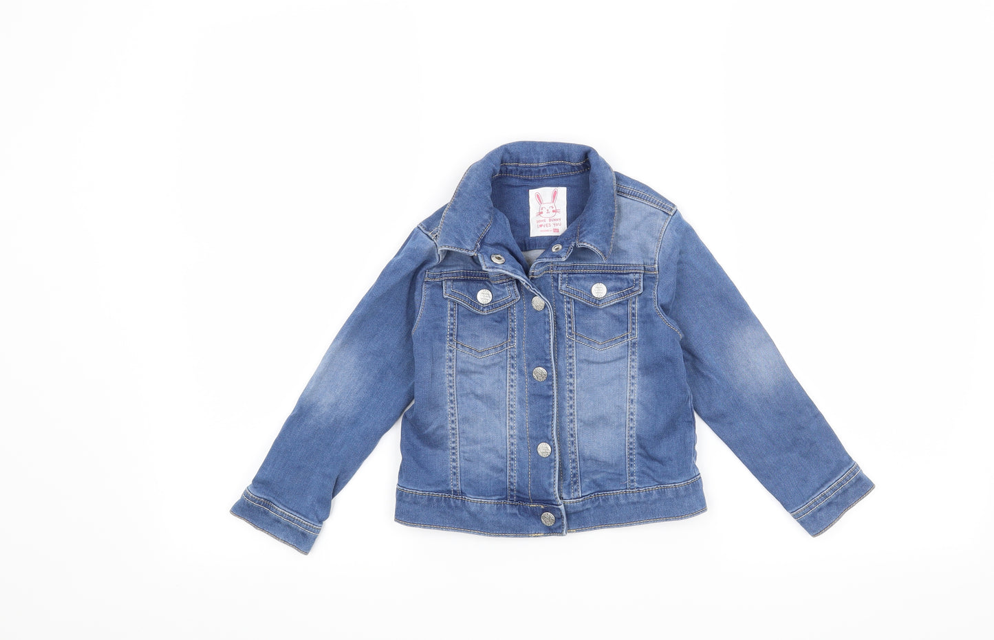 F&F Girls Blue   Jacket  Size 3-4 Years