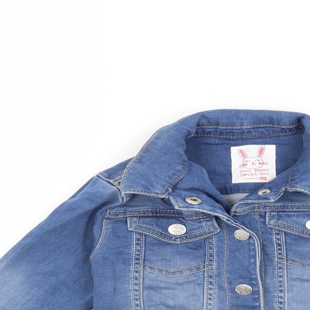 F&F Girls Blue   Jacket  Size 3-4 Years